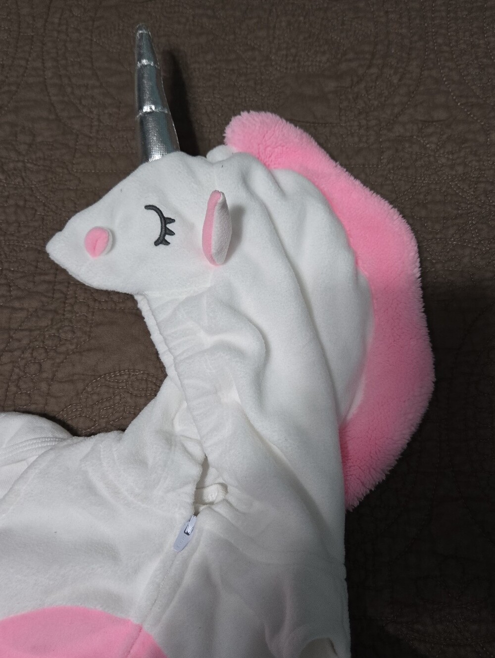 Baby Girl Little Unicorn Halloween Costume and Tights Set, 6m - 9m - Picture 4 of 15